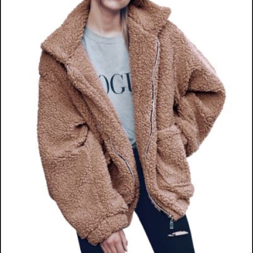 Oversized Teddy Jacket